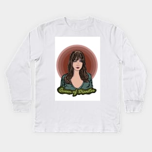 Lana del rey - Queen of Disaster Kids Long Sleeve T-Shirt